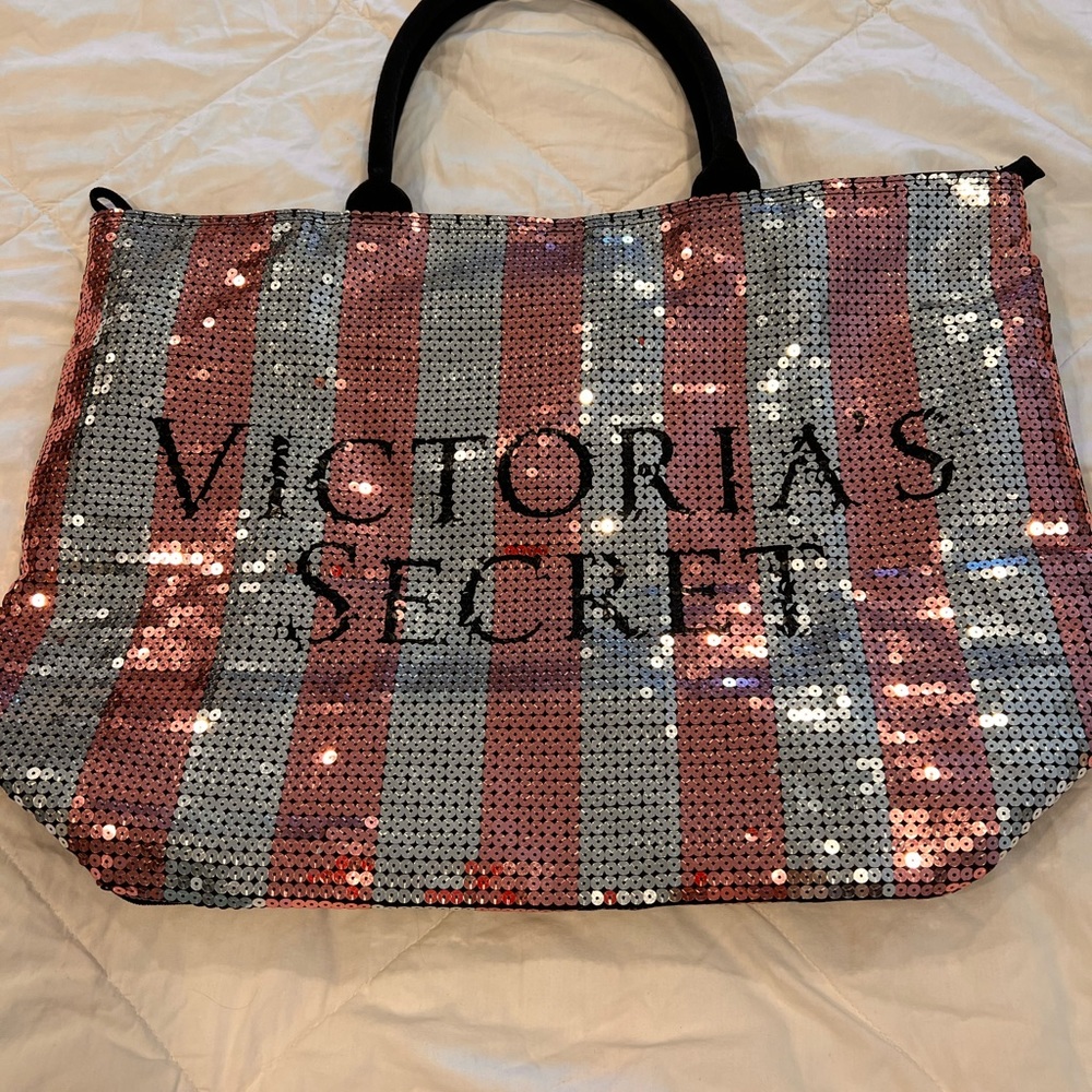 Victoria’s Secret large sequined bag